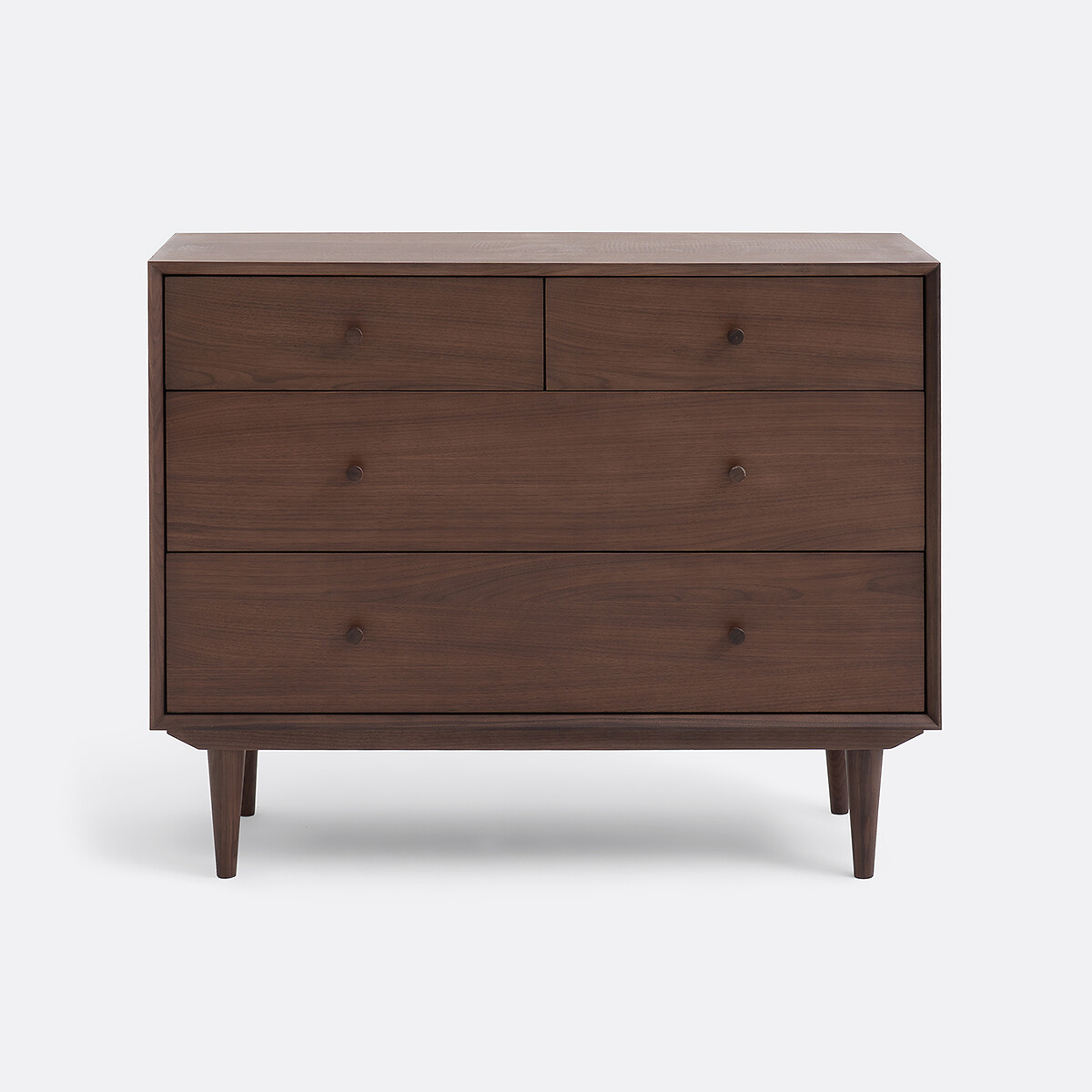 Commode vintage 4 tiroirs, QUILDA noyer, LA REDOUTE INTERIEURS