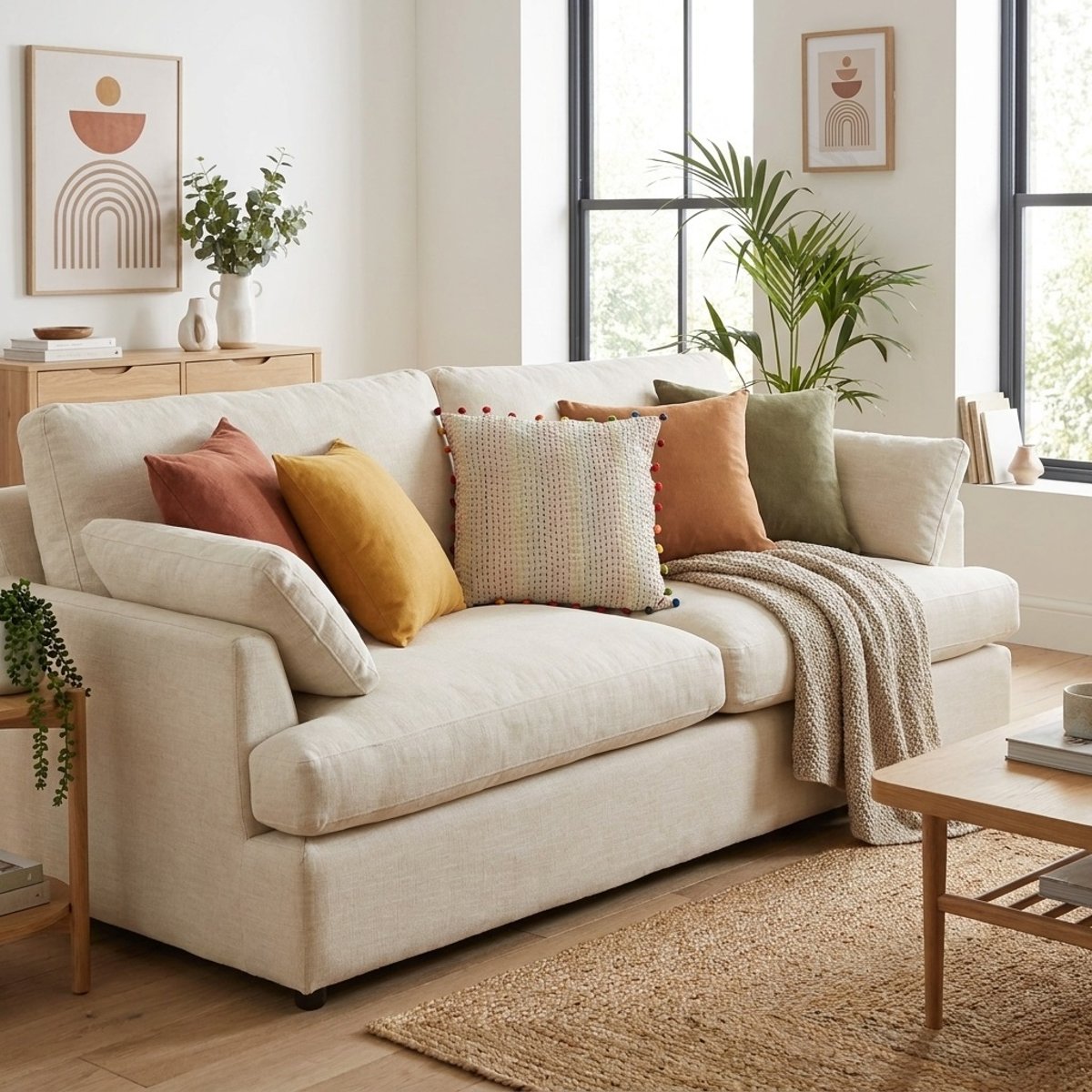 Coussin Aube Précieuse multico, EDEN