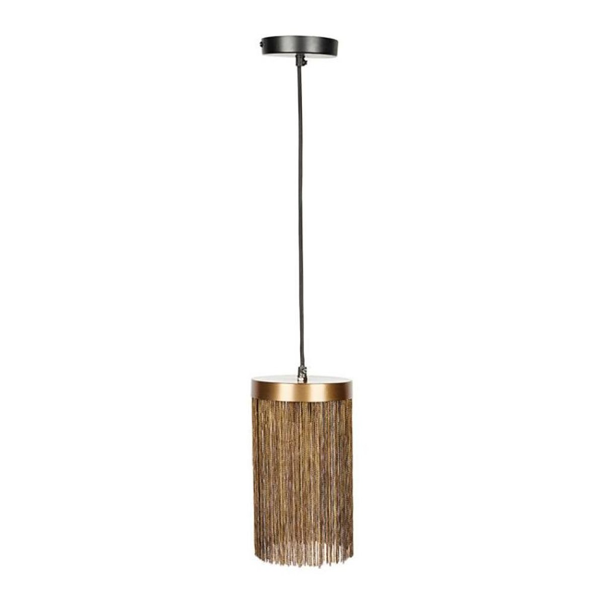 Suspension métal bronze Daya D15 jaune, DECORATIE