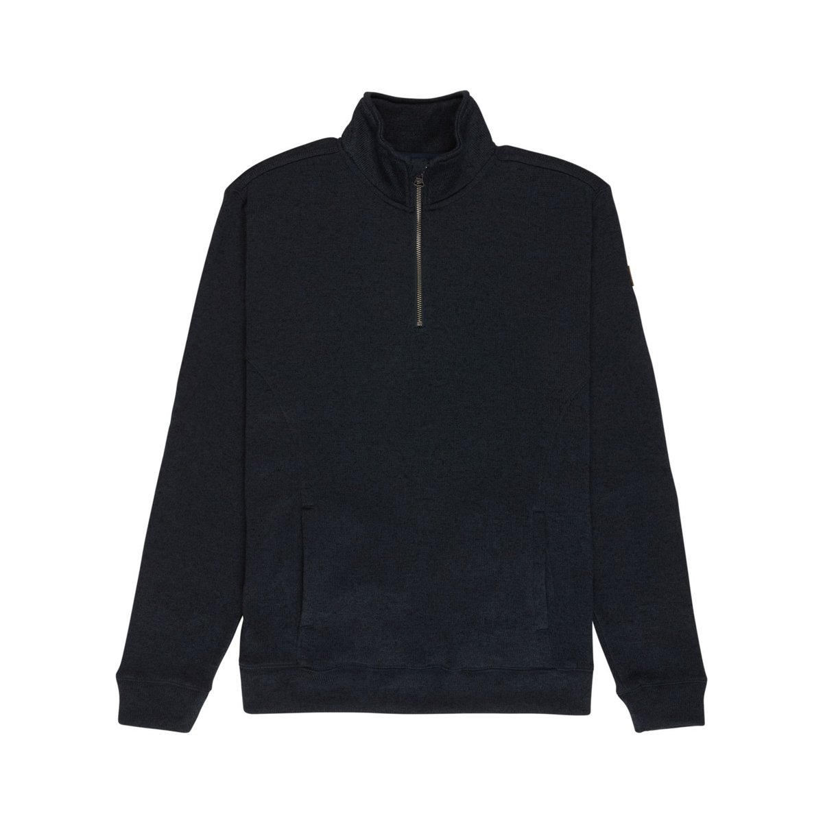 Haut en polaire KELLER 1/4 ZIP bleu dark navy heather, QUIKSILVER