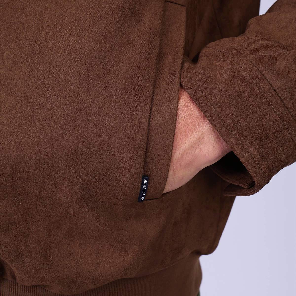 Veste suédine Harlem marron, MISE AU GREEN
