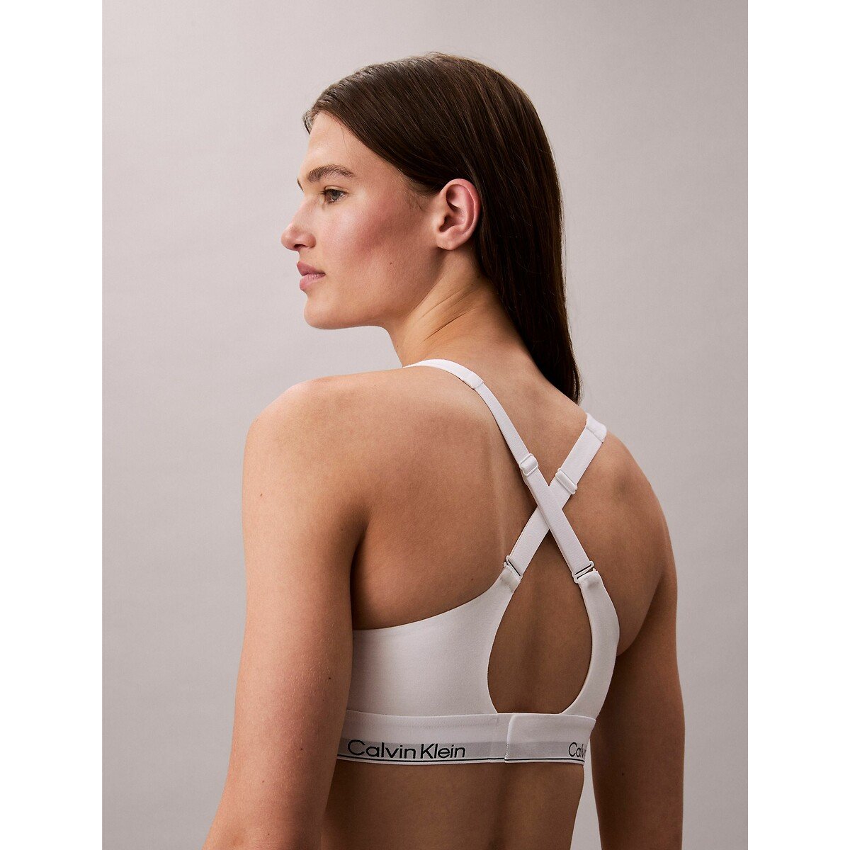 Bralette ICON COTTON MODAL blanc, CALVIN KLEIN UNDERWEAR