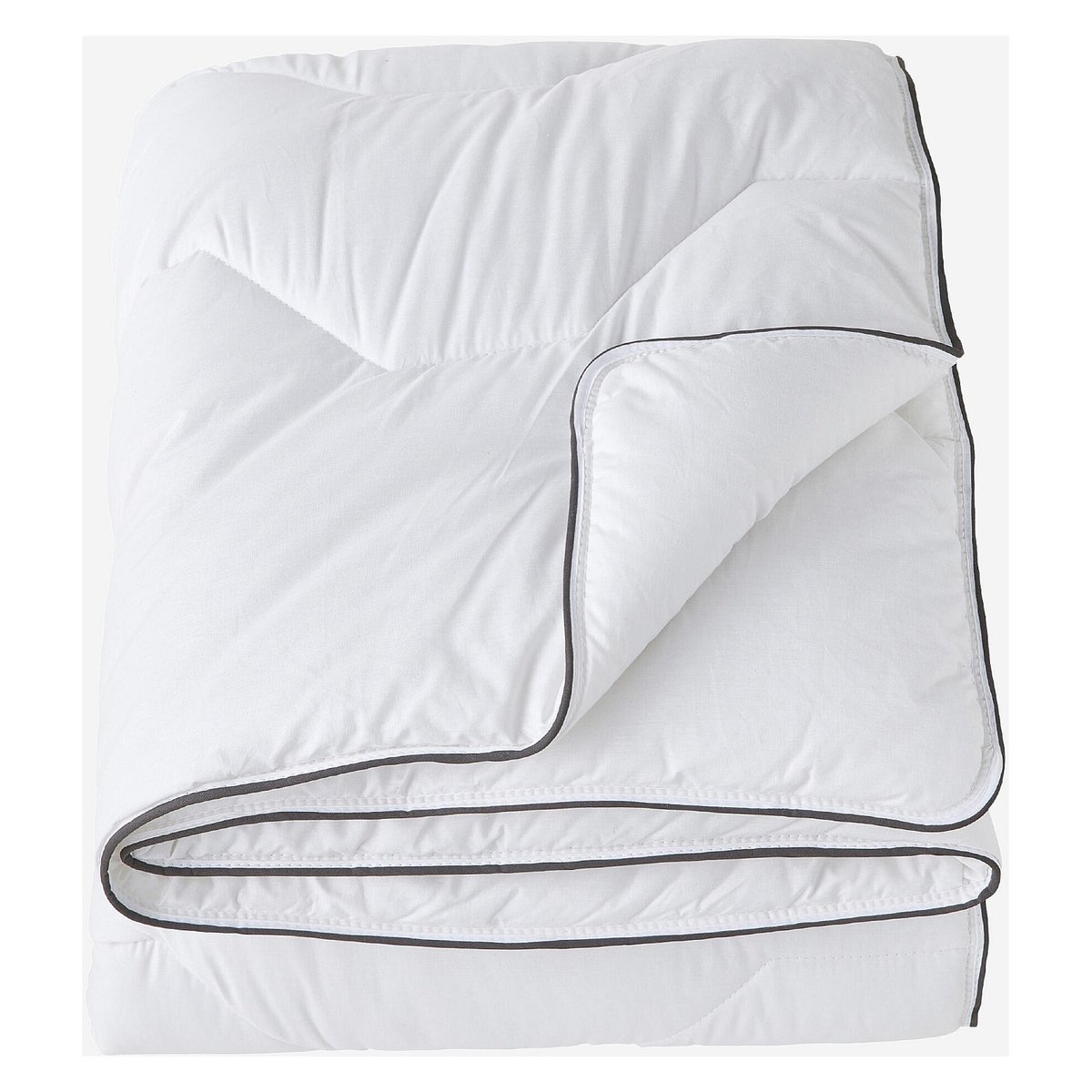 Couette chaude en synthétique SOUFFLE DE LIN blanc, HABITAT