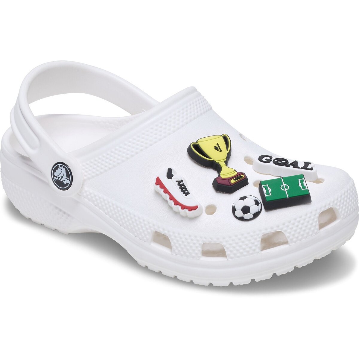 Lot de 5 Jibbitz Football multicolore, CROCS