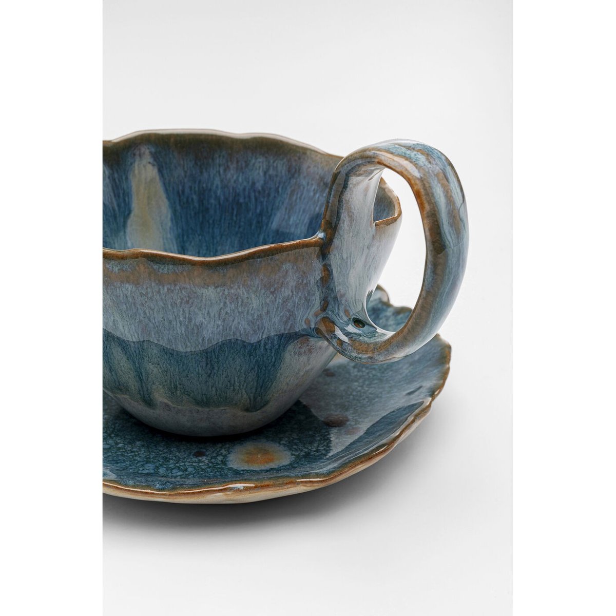 Lot de 6 tasses et coupelles, MINA bleu, KARE DESIGN