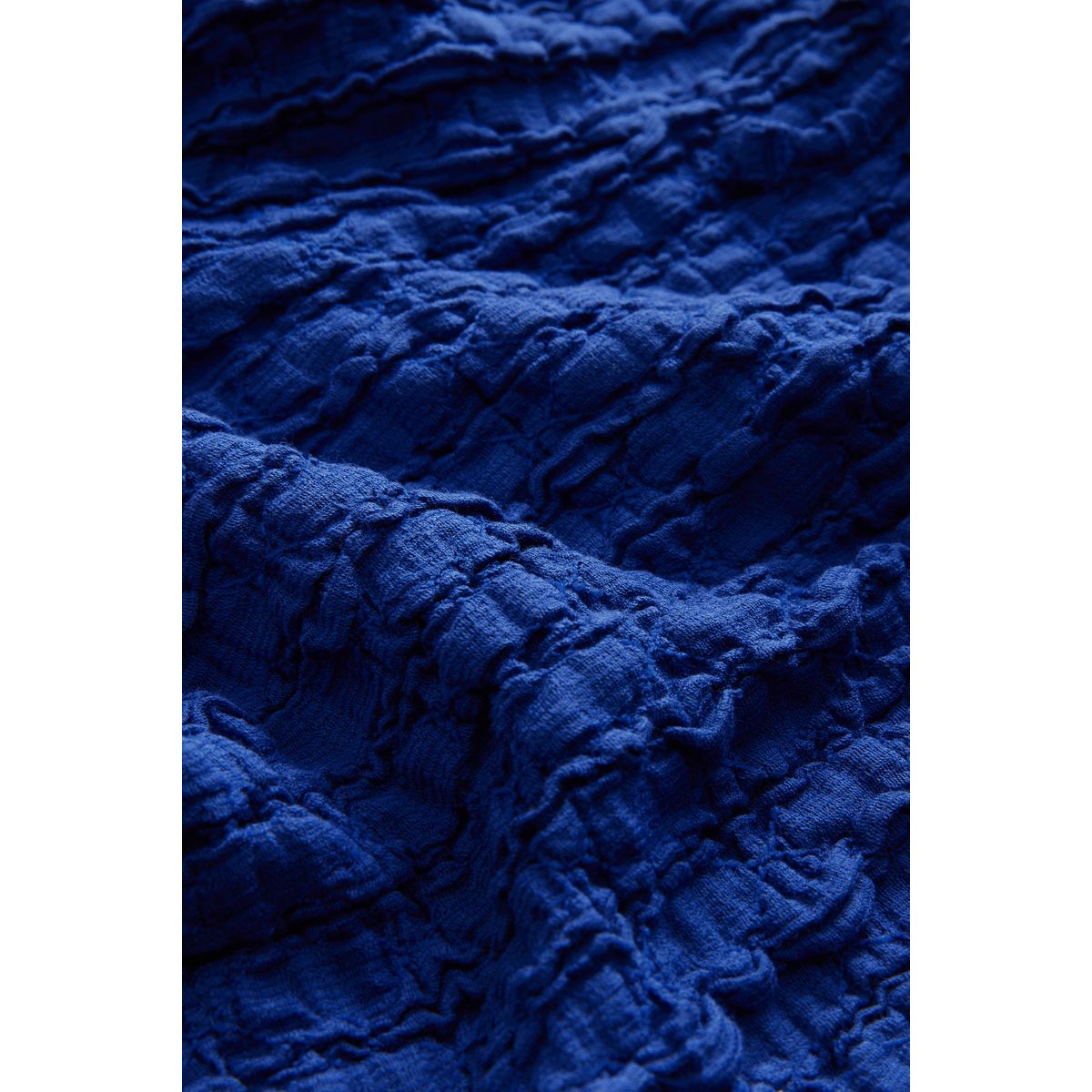 Short texturé avec cordon de serrage bleu cobalt, NEXT