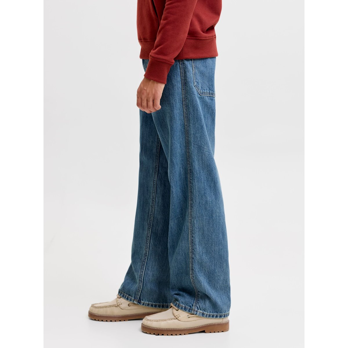 Jean Baggy Fit blue denim, JACK & JONES JUNIOR
