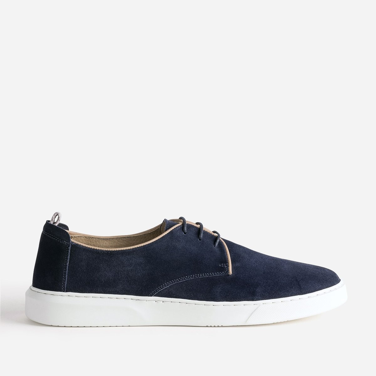 Basket en cuir PEIO marine, ERAM