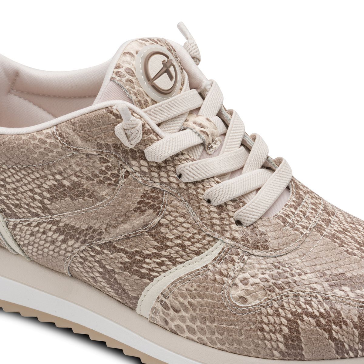 Basket femme beige beige nubuck or, TAMARIS