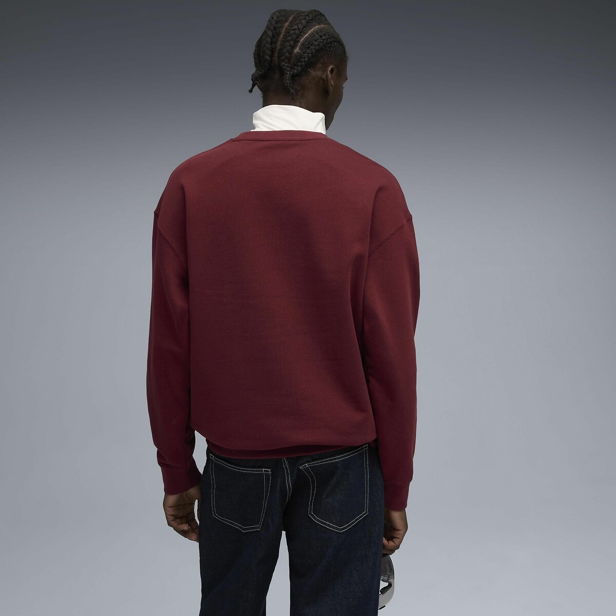 Prime Crew Neck Sweatshirt burgundy, PUMA