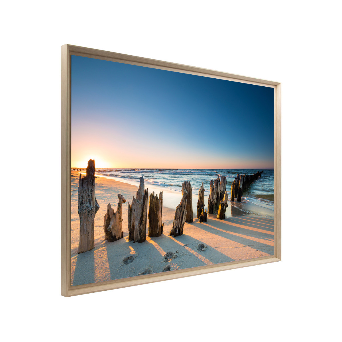 Tableau Mural Encadré Coucher De Soleil Bord De Mer PLAGE tableaux encadrés, CEANOTHE