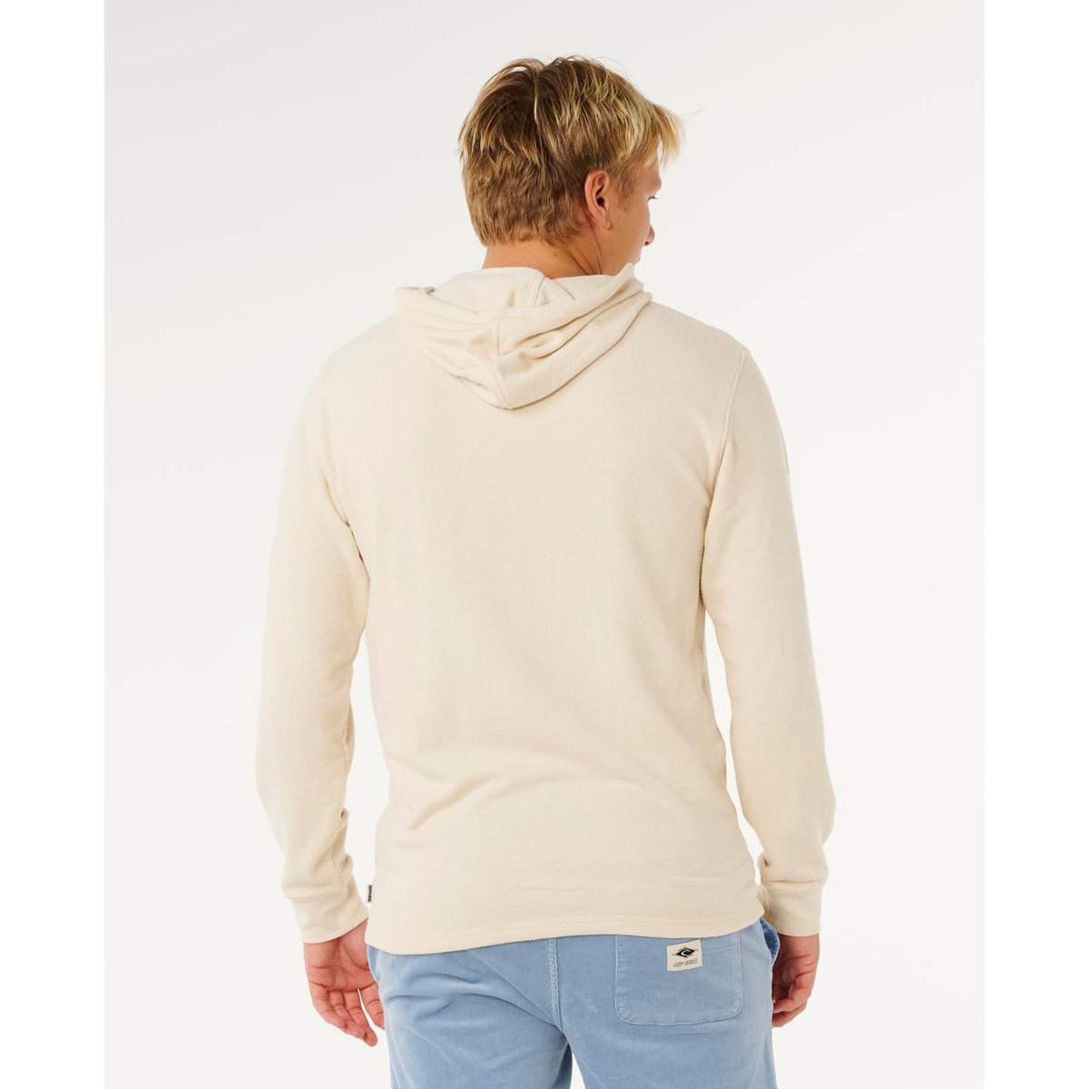 Sweat Pacific Rinse Tex à capuche blanc vintage, RIP CURL
