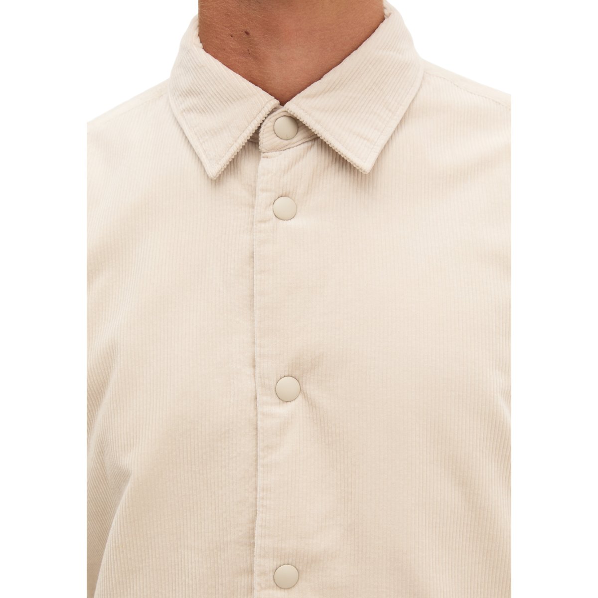 Surchemise en velours côtelé, coupe classique légèrement rembourré beige, MARC O'POLO