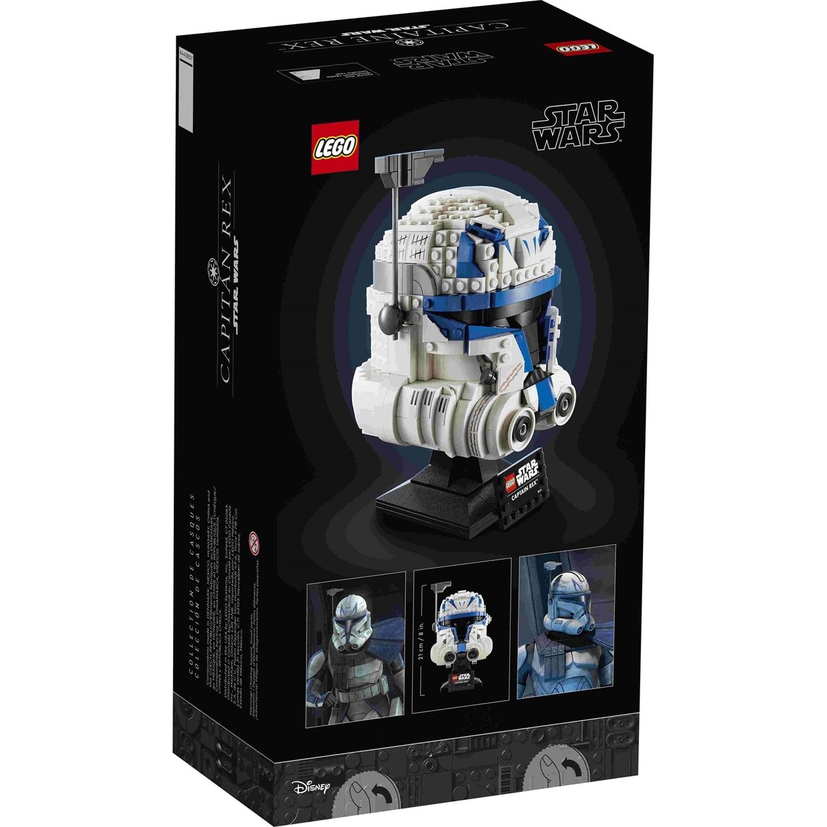 Casque du Capitaine Rex LEGO Star Wars - Modèle 75349 à Construire pour Adultes multicolore, LEGO