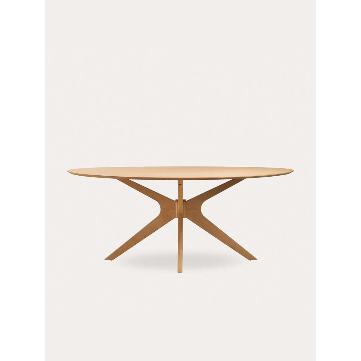 Table à manger Bois - MOORE beige clair, KENAY