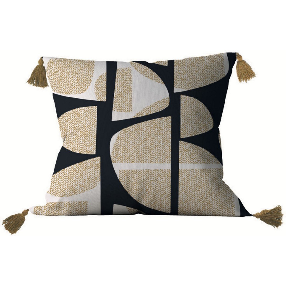 Coussin déco Réversible 40x40 cm Coton Néolia gris, EDEN
