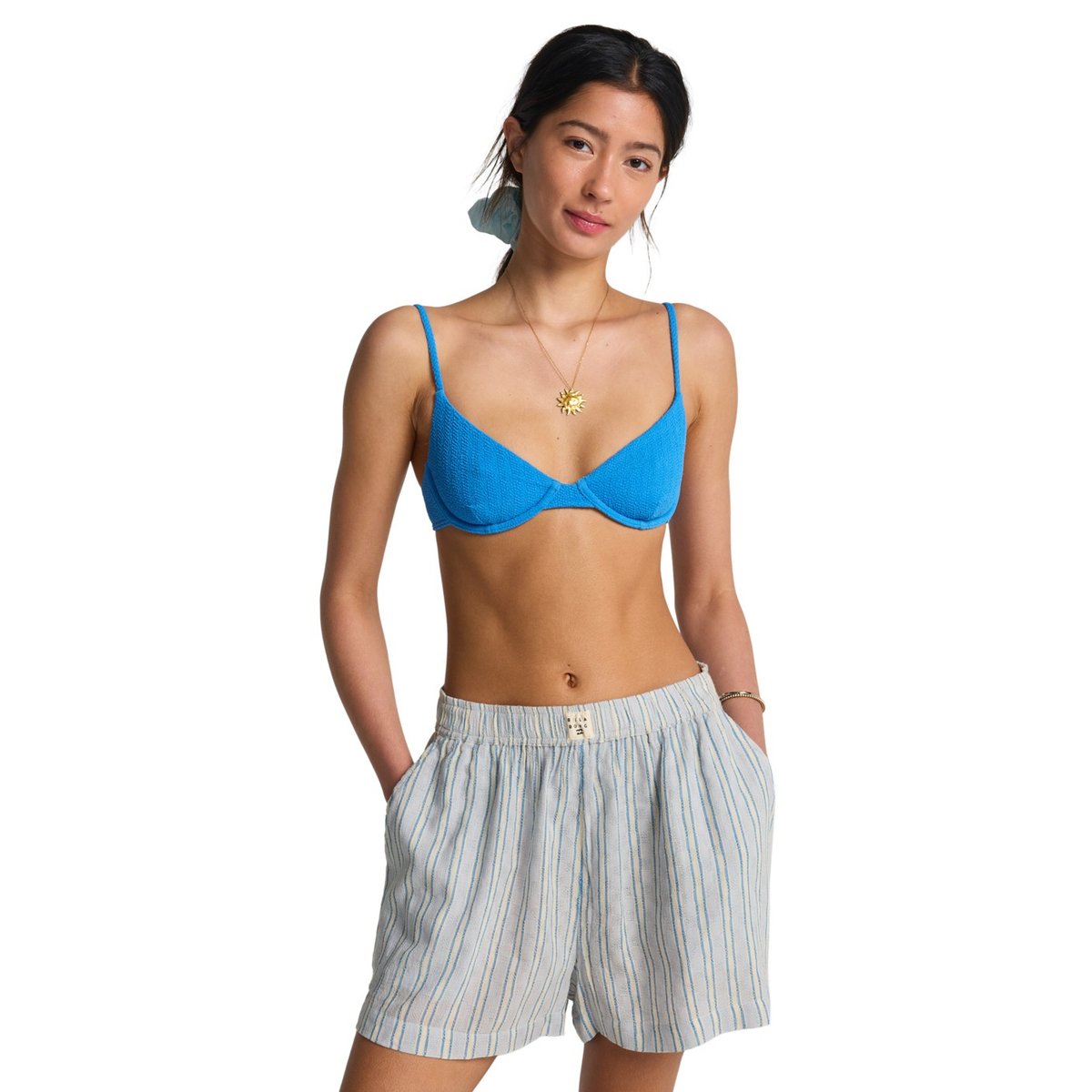 Short taille élastique BOYFRIEND bleu twilight blue, BILLABONG