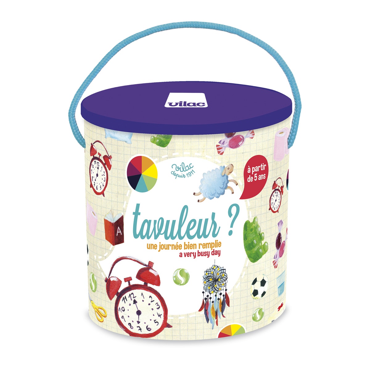Tavuleur ? Une Journée Bien Remplie multicolore, VILAC
