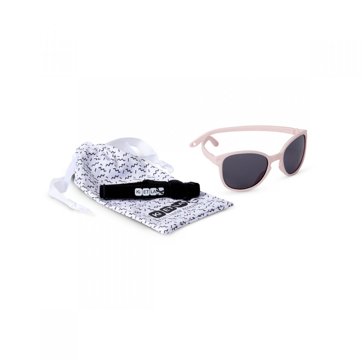 Lunettes de soleil enfant 2-4 ans Wazz Rose Pâle rose, KI ET LA