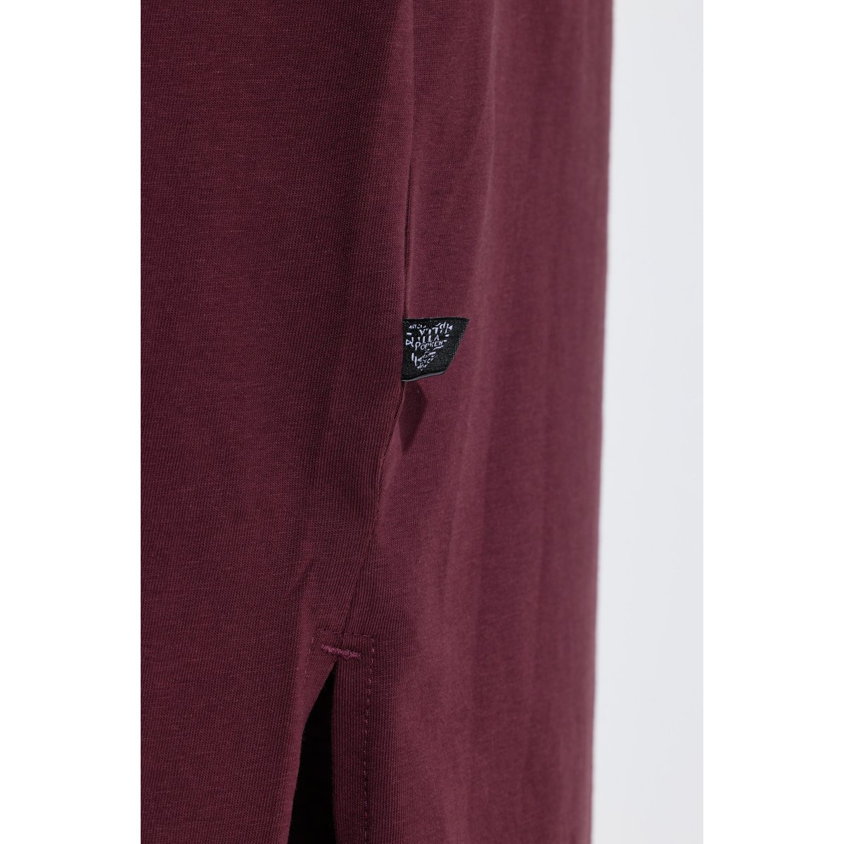 Chemise de nuit V, manches 3/4 rouge vin foncé, ULLA POPKEN