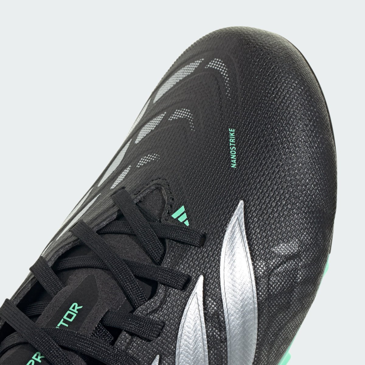 Chaussure De Football Predator League Terrain Souple Enfants core black / silver metallic / pulse mint, adidas Performance