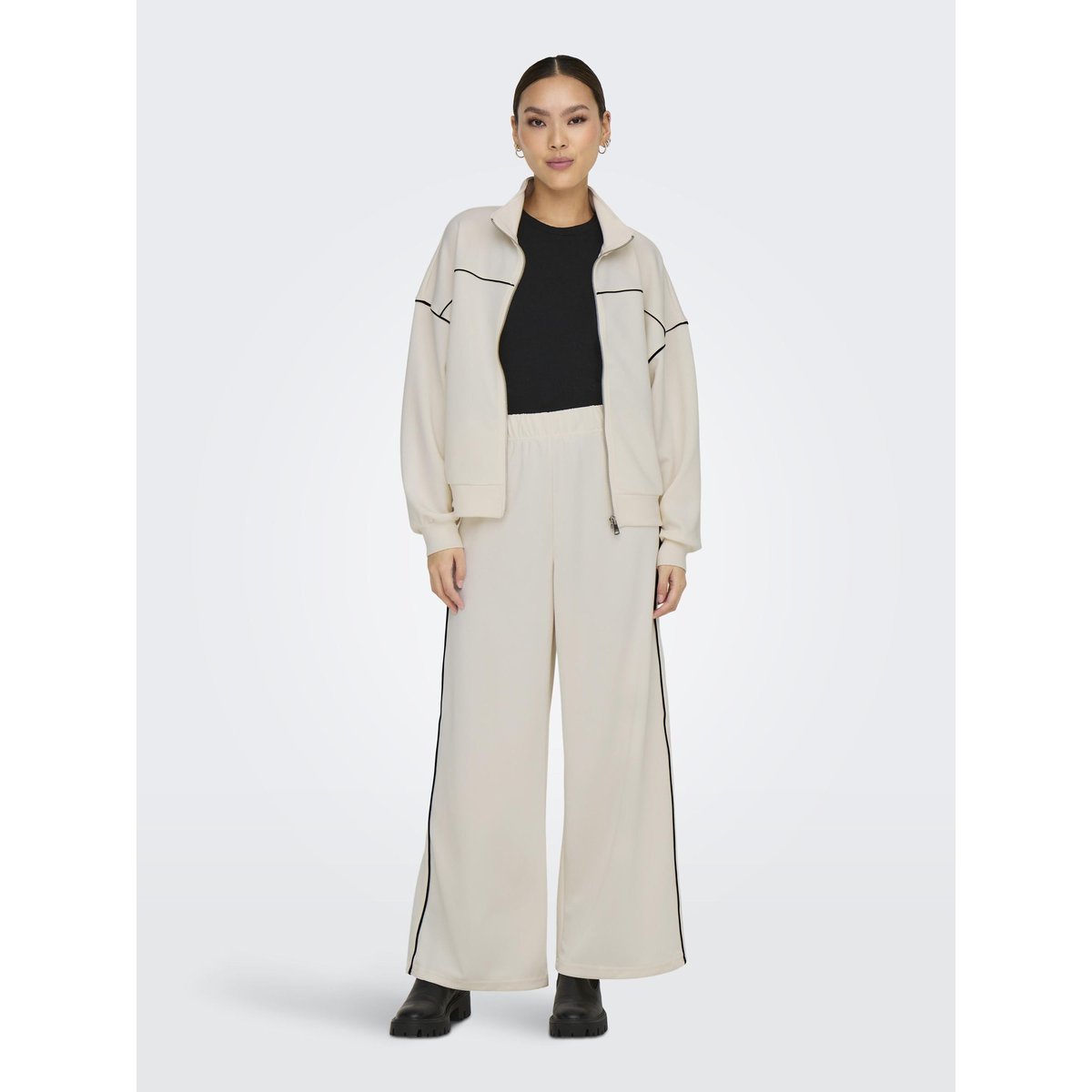 Pantalon À Jambe Large birch, ONLY