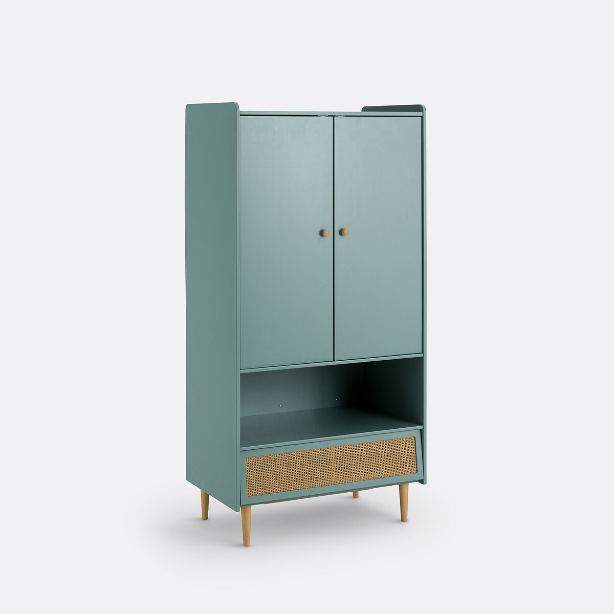 Armoire penderie 2 portes, Kaya vert grisé, LA REDOUTE INTERIEURS