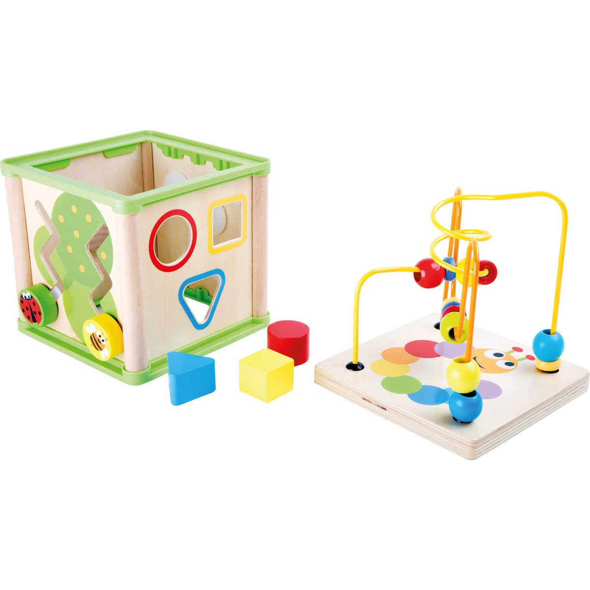 Cube d'activités Insectes beige, SMALL FOOT COMPANY