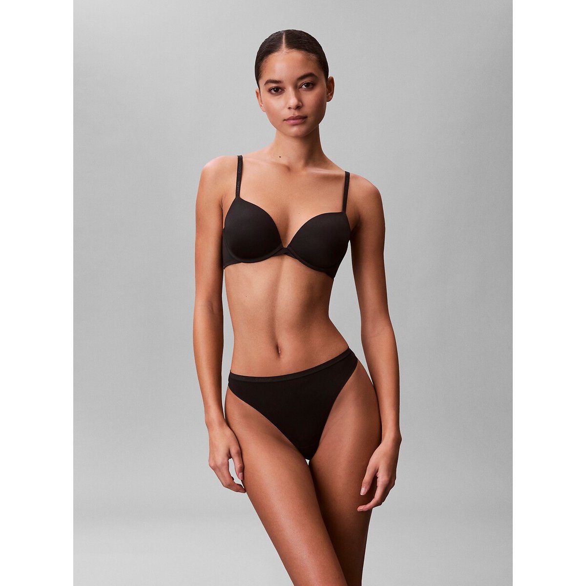 String Perfectly Fit noir, CALVIN KLEIN UNDERWEAR