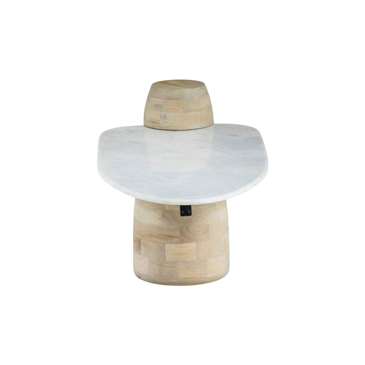 Table basse en bois de manguier MOANA bois clair, MADE IN MEUBLES