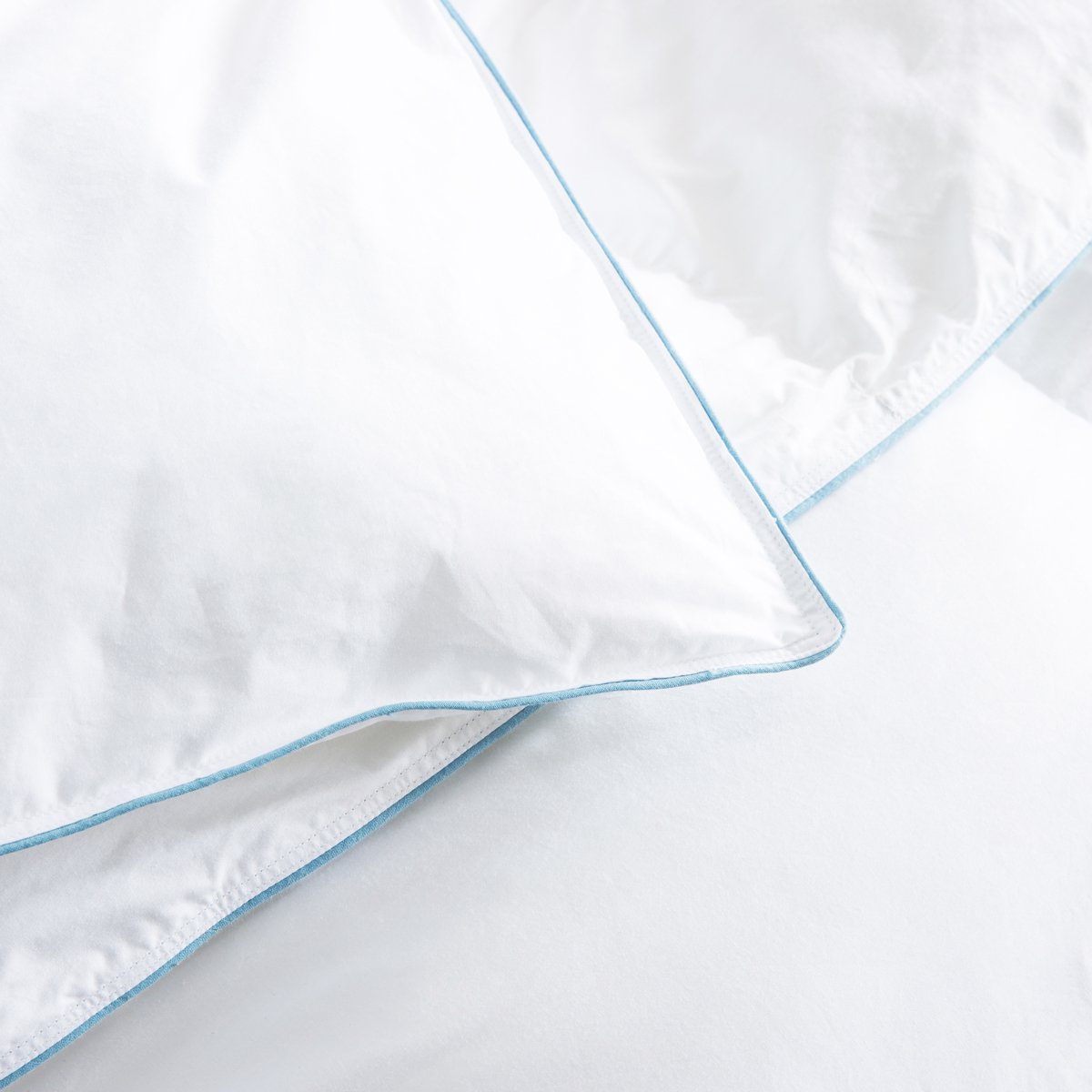 Couette TEMPEREE Toucher Duvet - Coton - Violette blanc, WAKE ME GREEN