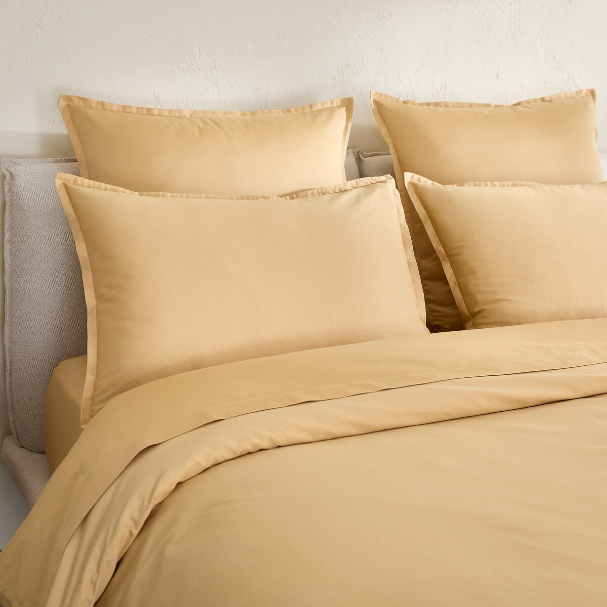 Taie d'oreiller en satin de coton lavé 200 fils, SARIA dulce, AM.PM