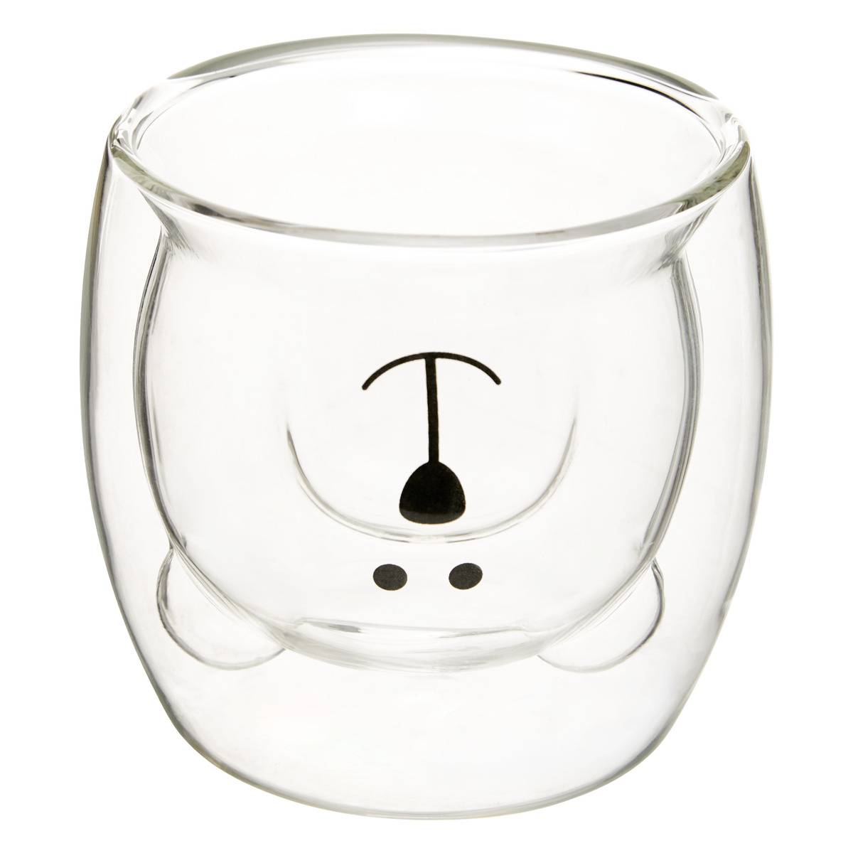 Coffret de 2 mugs en verre NATURE transparent, ATMOSPHERA