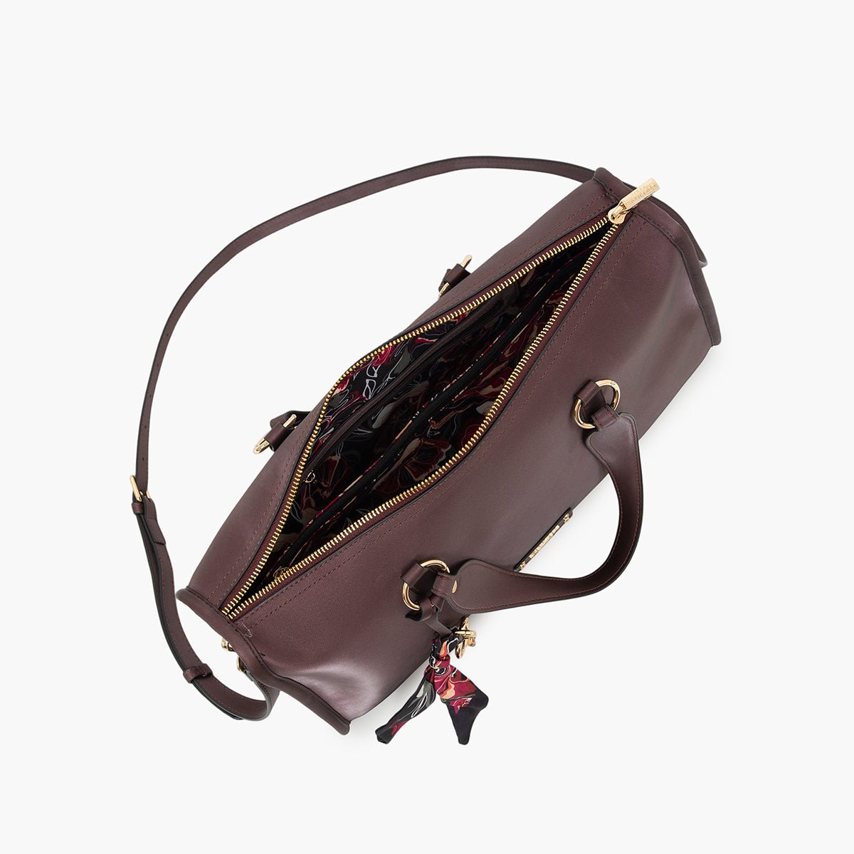 Grand sac shopper Teya bordeaux,doré, LOLLIPOPS