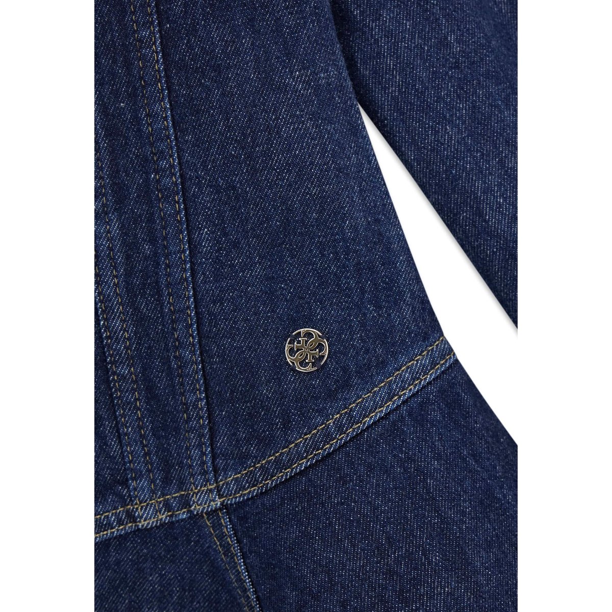 Denim Stretch Dress bleu foncé, GUESS KIDS
