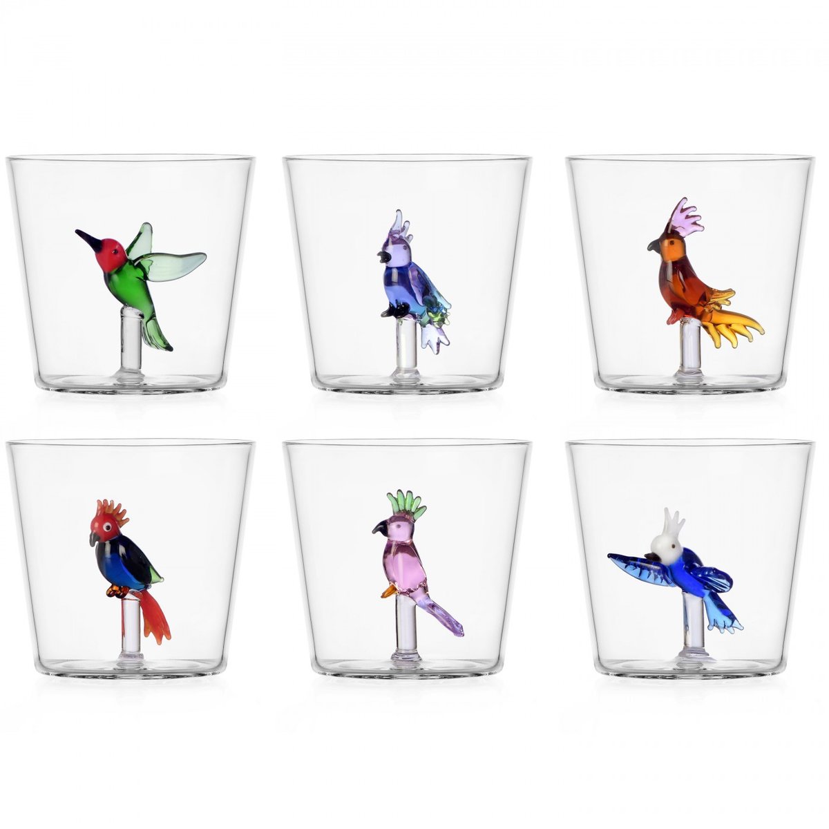 Lot de 6 verres Talking Tree transparent, ICHENDORF