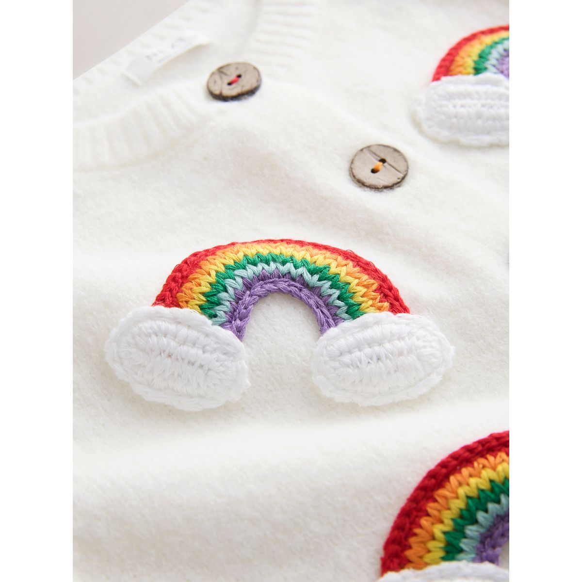 Cardigan badge arc-en-ciel, NEXT