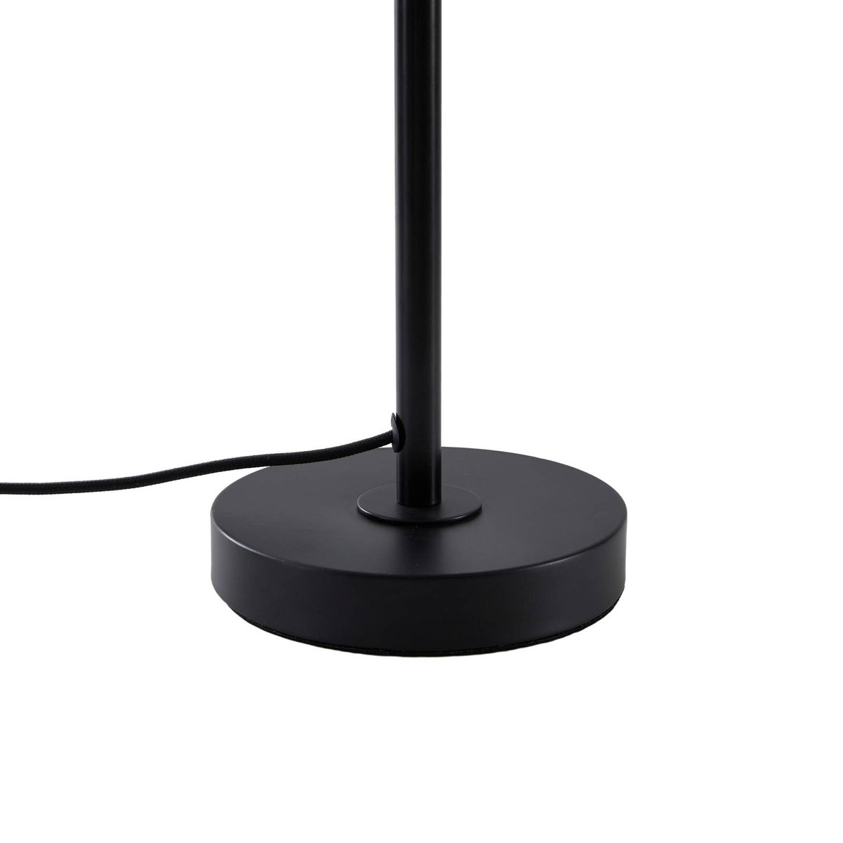 Lampe à poser en bois traditionnelle, Nerys noir, bois foncé, LINDBY