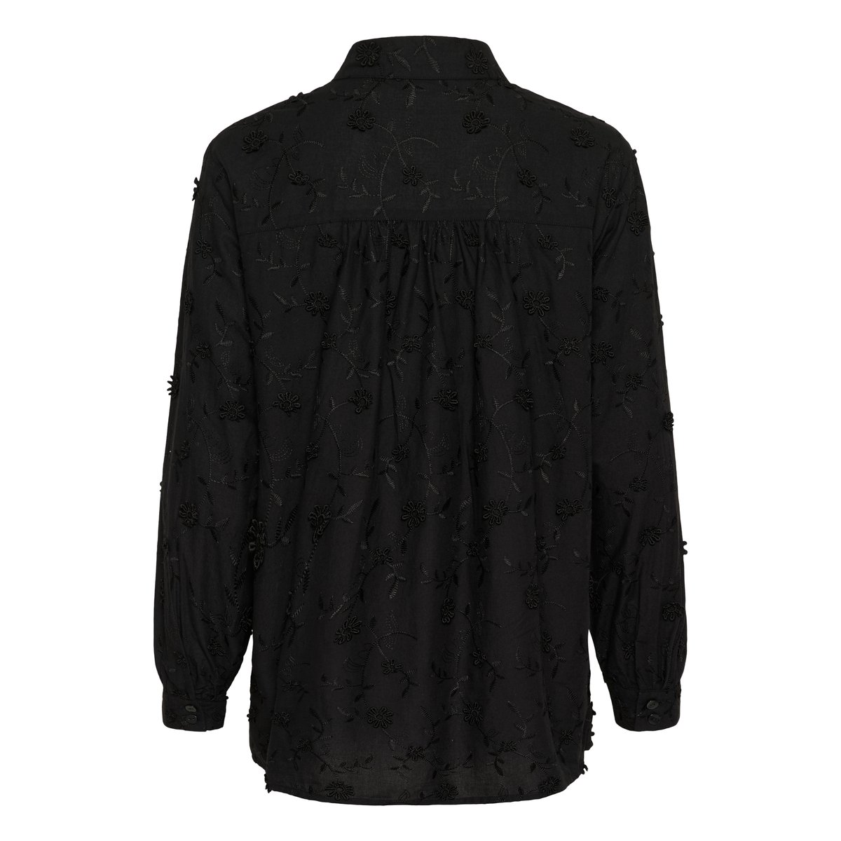 Chemise à manches longues noir pitch black, CREAM