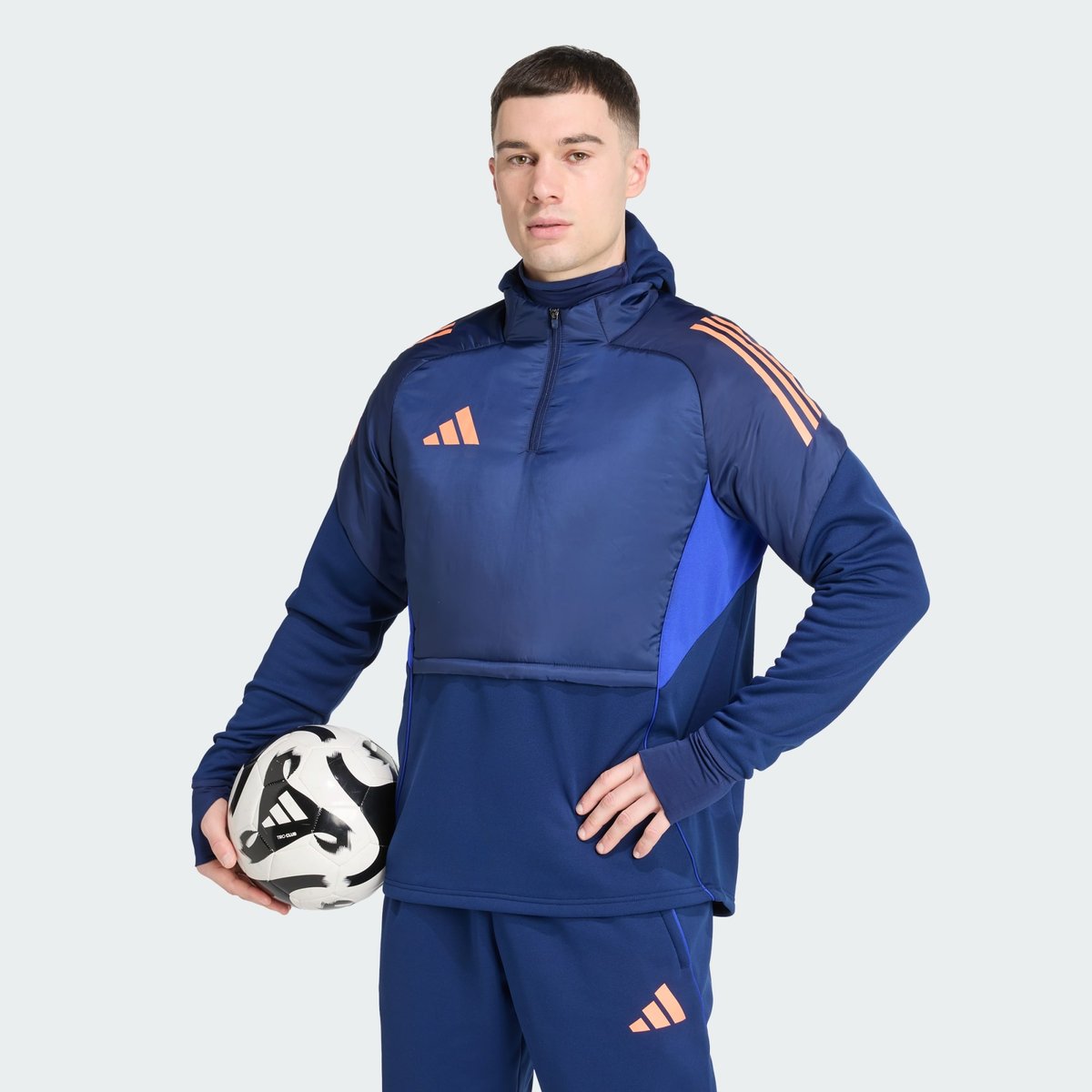 Haut Hiver Tiro 25 Competition dark blue / beam orange, adidas Performance