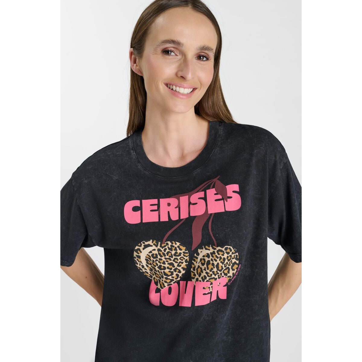 Tee-Shirt SPIKY black, LE TEMPS DES CERISES