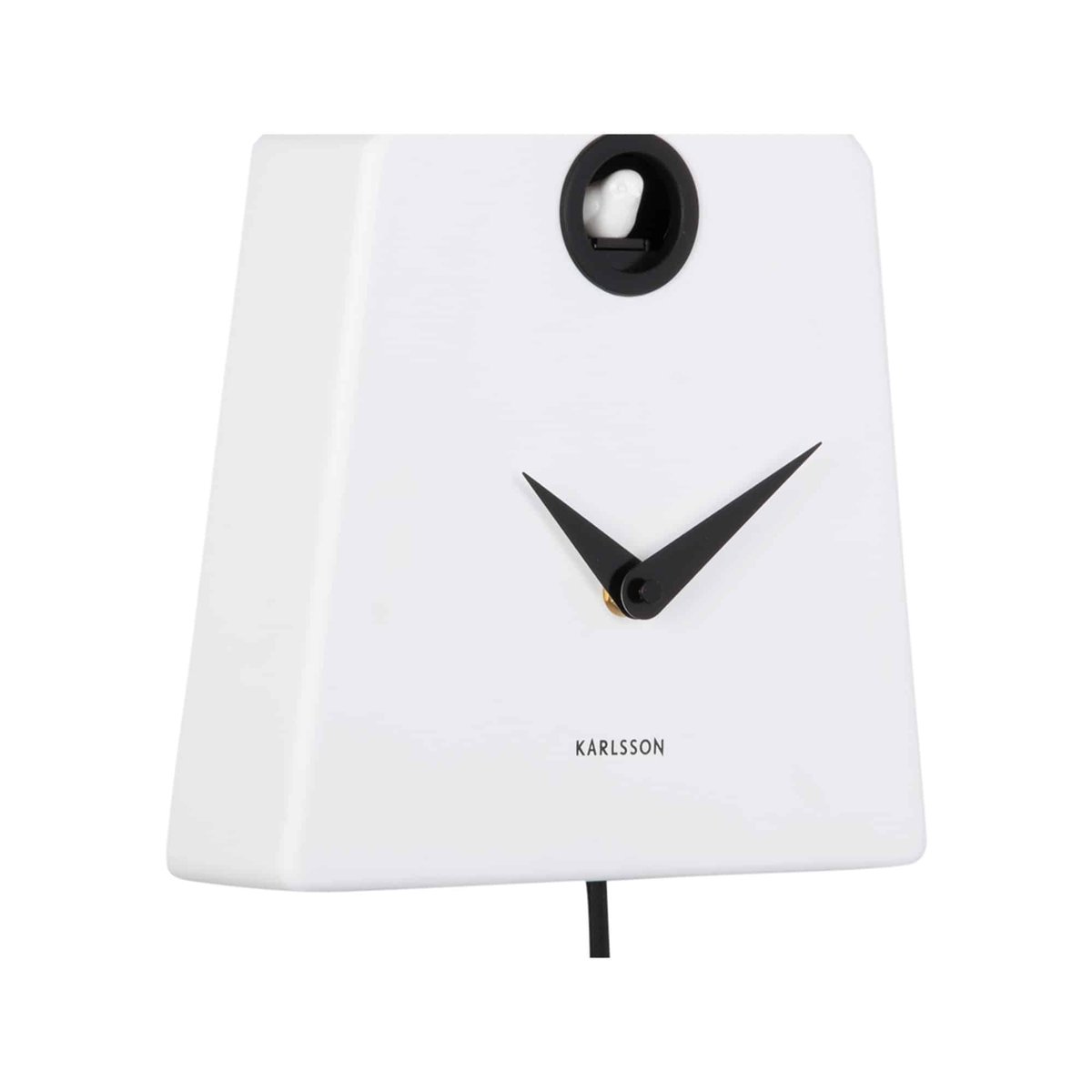 Horloge Murale Plastique GRAFICO CUCKOO blanc, KARLSSON