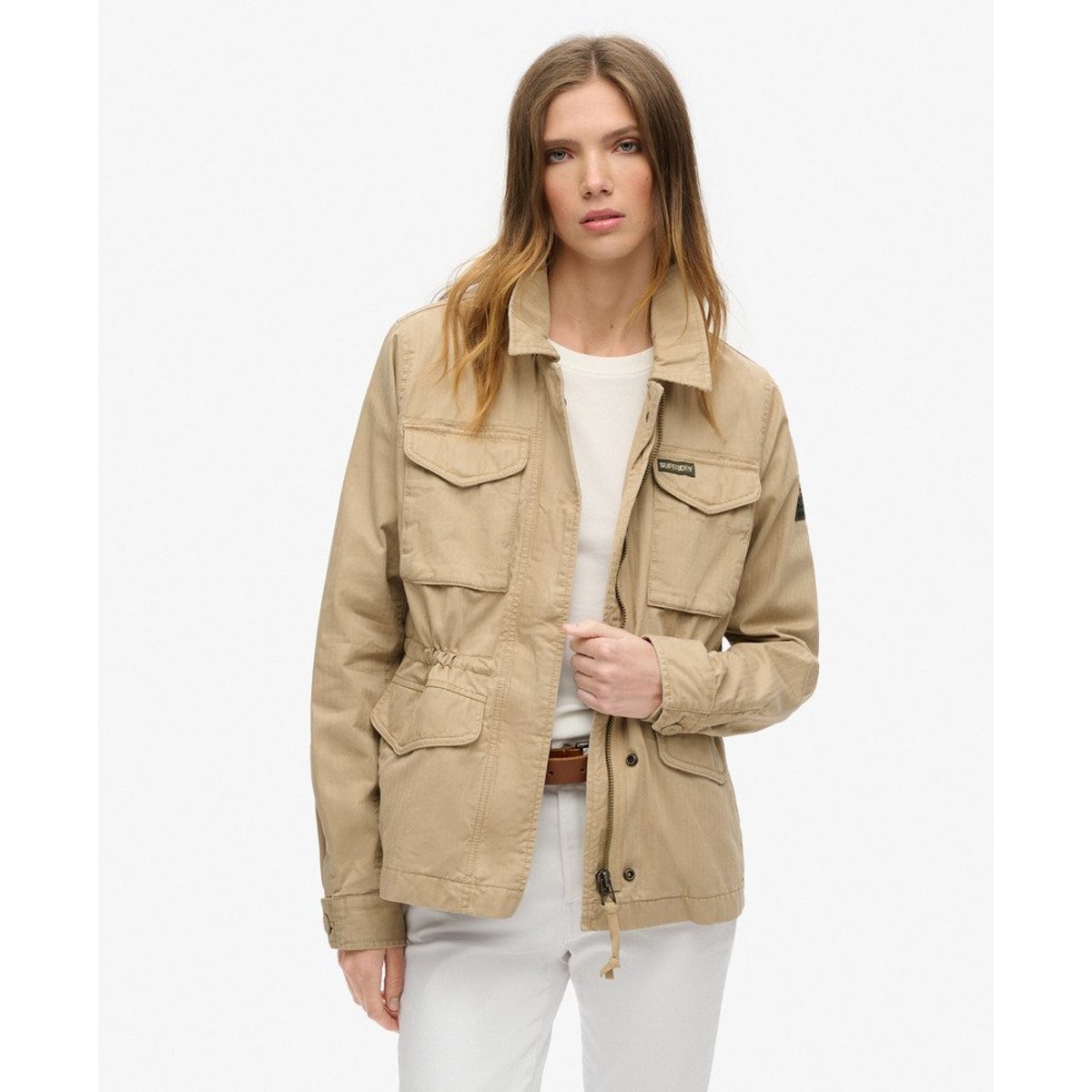 Veste militaire doublée M65 beige canyon, SUPERDRY