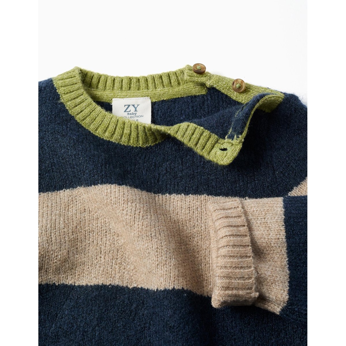 Pull en maille à rayures bleu foncé, ZIPPY