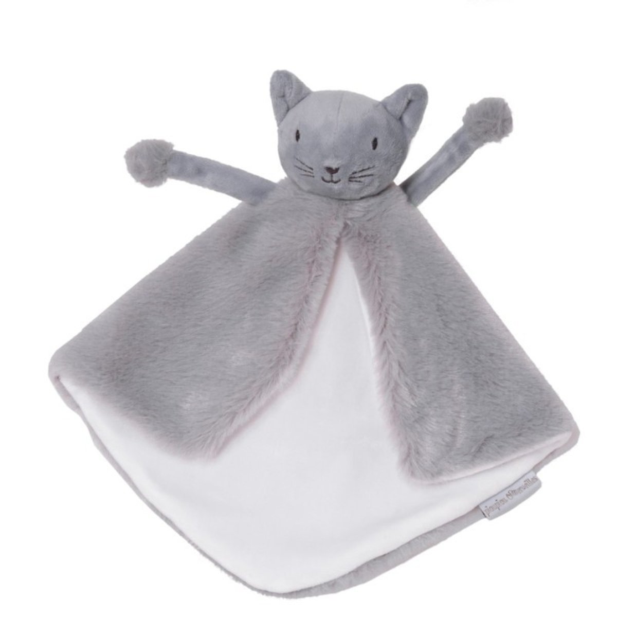Doudou Cape Marionnette Oscar le Chat 30x30CM gris, PIOUPIOU ET MERVEILLES