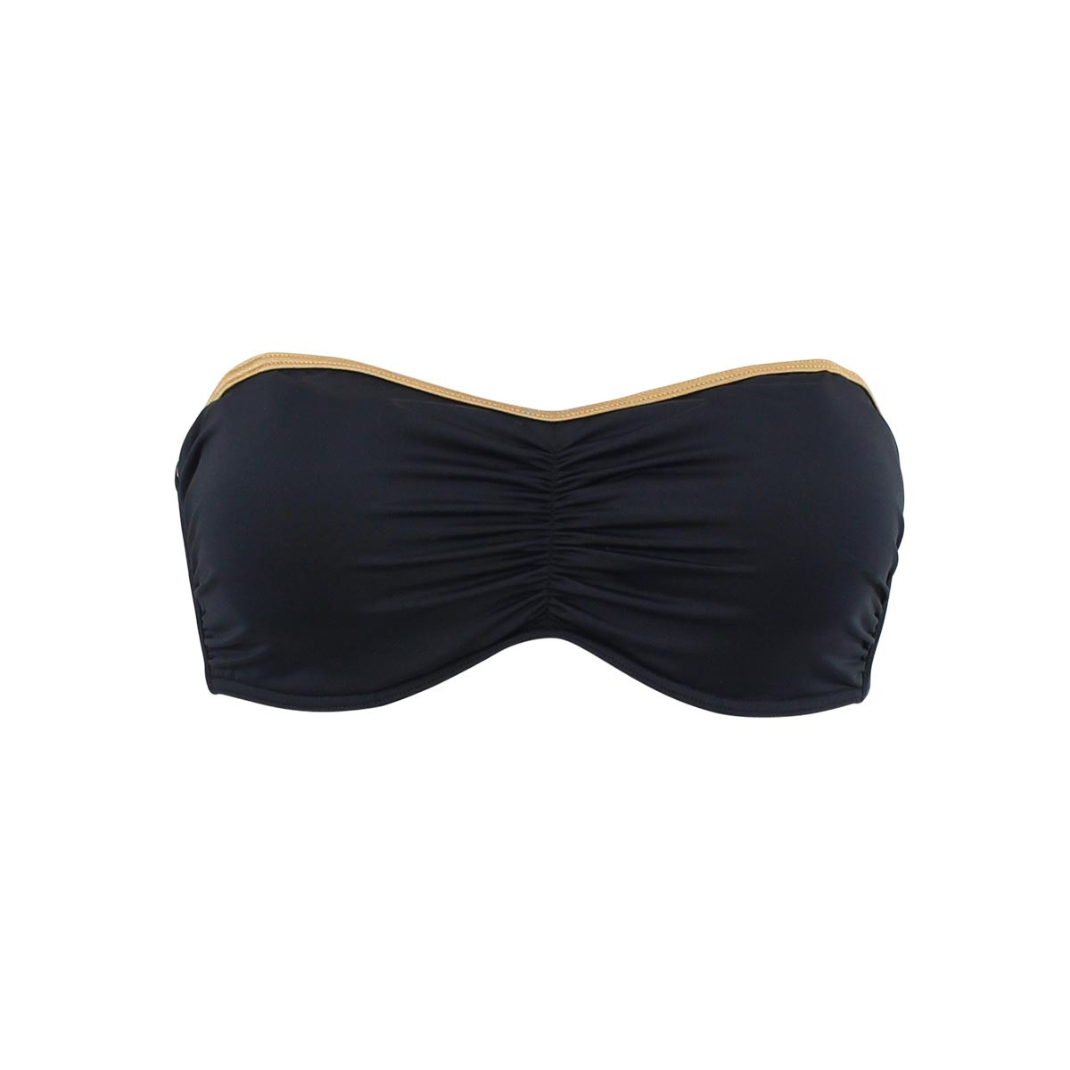 Haut de maillot de bain bandeau à armatures VENEZIA noir, JANINE ROBIN
