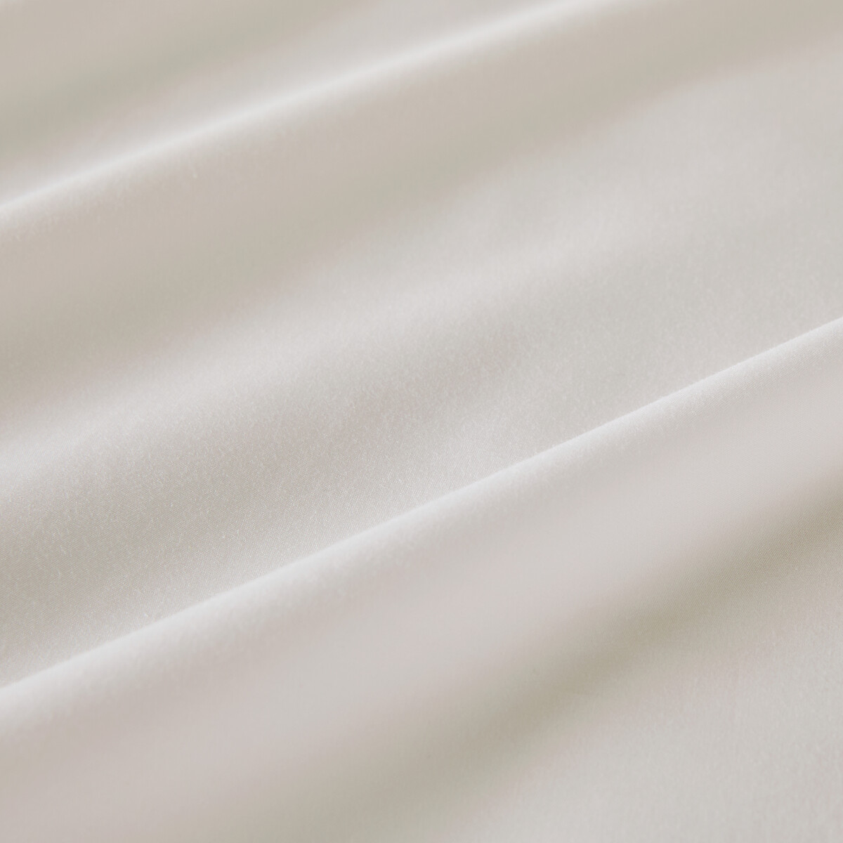 Taie d'oreiller en percale de lyocell et coton, LONA blanc, LA REDOUTE INTERIEURS