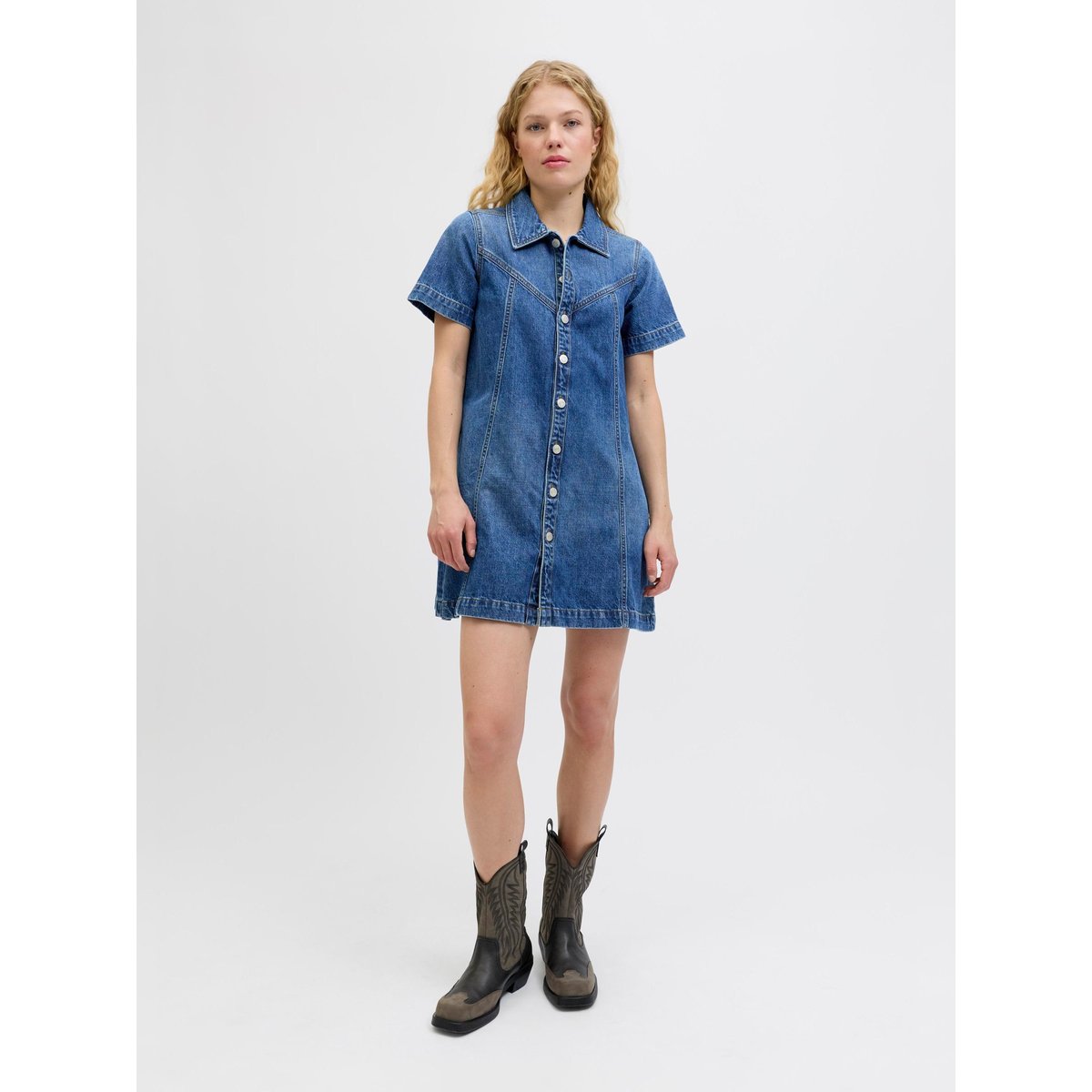 Robe En Denim medium blue denim, JJXX