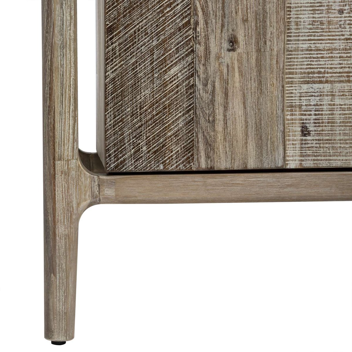 Buffet 3 portes en bois BANILA beige, ATMOSPHERA