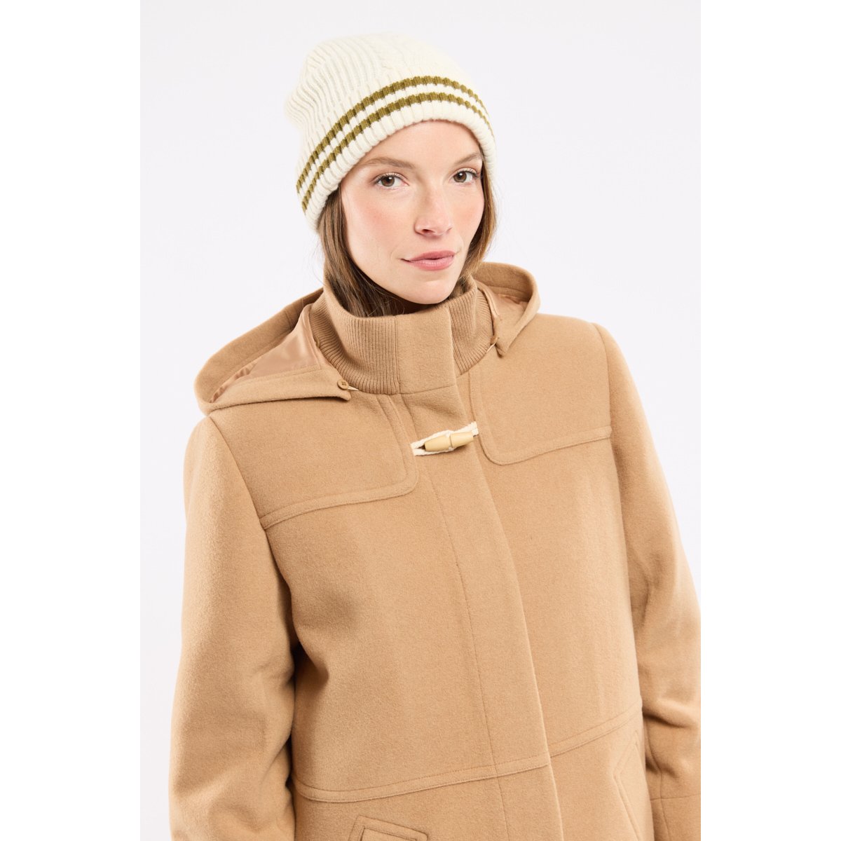 Duffle coat - drap de laine irish cream, ARMOR-LUX